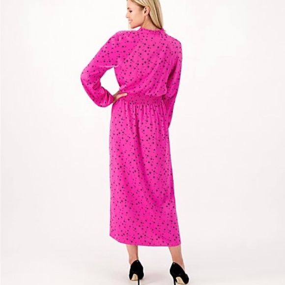 Candace Cameron Bure Hot pink dress - Picture 2 of 9